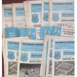 TOTTENHAM - COLLECTION OF 1960'S HOME PROGRAMMES X 96