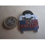 SPEEDWAY - 1982 WORLD FINAL LOS ANGELES AMERICA SILVER BADGE