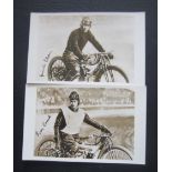 SPEEDWAY - VINTAGE PHOTOGRAPHS OF SPROUT ELDER & IVOR CREEK WEST HAM & SOUTHAMPTON INTEREST