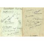 1948 & 1956 BIRMINGHAM CITY AUTOGRAPHS