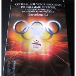 1992 OLYMPIC GAMES OFFICIAL PROGRAMME