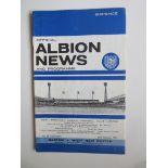 1966-67 WEST BROMWICH ALBION V WEST HAM LEAGUE CUP SEMI-FINAL