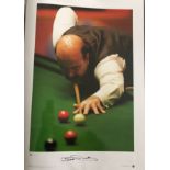 SNOOKER - WILLIE THORNE HAND SIGNED LIMITED EDITION PRINT