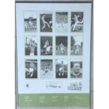 CELTIC - BILLY McNEIL HAND SIGNED EUROPEAN CUP PRINT