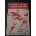 1950-51 EXETER V SWINDON FA CUP