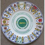 CRICKET - LEICESTERSHIRE COUMTY CRICKET CHAMPIONS 1975 COALPORT PLATE