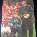 MANCHESTER UNITED - SIGNED PICTURE OF BRIAN KIDD