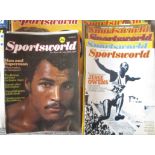 WORLD SPORTS/SPORTSWORLD MAGAZINES JANUARY 1965 - DECEMBER 1975
