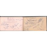 1960 BARCELONA V WOLVES EC - WOLVES AUTOGRAPHS X 21