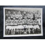 BIRMINGHAM CITY - 1946 ORIGINAL ALBERT WILKES TEAM PHOTOGRAPH AUTOGRAPHED BY ARTHUR TURNER