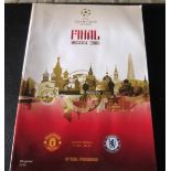 2008 CHAMPIONS LEAGUE FINAL CHELSEA V MANCHESTER UNITED