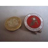 SPEEDWAY - CREWE S/C GILT BADGE