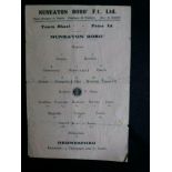 NUNEATON v HEDNESFORD 1945/46