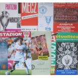 MANCHESTER UNITED EUROPEAN AWAY PROGRAMMES X 13