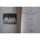 CRICKET - HAND SIGNED HISTORY OF THE SOUTH AUSTRALIAN CRICKET ASSOCIATION