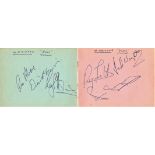 SPEEDWAY - EARLY 1950'S AUTOGRAPHS WIMBLEDON BIRMINGHAM WEST HAMETC.