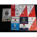 RUGBY UNION - INTERNATIONAL PROGRAMMES X 7