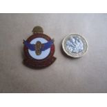 SPEEDWAY - 1972 2ND DIVISION RIDERS CHAMPIONSHIP @ WIMBLEDON GILT BADGE