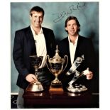 CRICKET - MUNTON & REEVE WARWICKSHIRE CCC 1994 SIGNED PRESS PHOTO