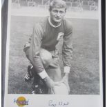 ROGER HUNT LIVERPOOL & ENGLAND - WESTMINSTER EDITION AUTOGRAPHED PHOTO