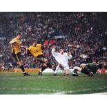 LEEDS V BIRMINGHAM CITY LARGE 16 X 12 INCH ORIGINAL PHOTO