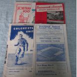 SWINDON TOWN AWAY PROGRAMMES 1958-59 & 1959-60 X 10