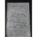 1952 NEWTON ABBOT V SOUTHAMPTON