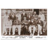 CRICKET - 1924 ORIGINAL WORCESTERSHIRE POSTCARD