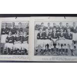 1933-34 HEARTS & PARTICK THISTLE TEAM PICTURES ISSUED BY THE SUNDAY POST