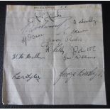 MILLWALL AUTOGRAPHS 1946-47 SEASON