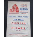 1945 WAR CUP FINAL CHELSEA V MILLWALL