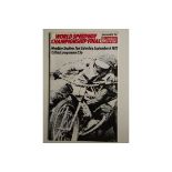 SPEEDWAY - 1975 WORLD CHAMPIONSHIP FINAL AT WEMBLEY PROGRAMME + TICKET