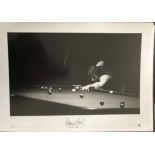 SNOOKER - STEVE DAVIS LIMITED EDITION HAND SIGNED PRINT