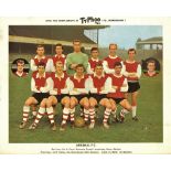 1965/66 ARSENAL TY-PHOO TEA LARGE TEAM CARD