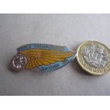 SPEEDWAY - 1971 WORLD FINAL SWEDEN SILVER BADGE