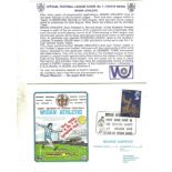 WIGAN ATHLETIC 1978 FDC FIRST HOME GAME IN FOOTBALL LEAGUE