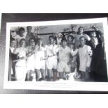 MANCHESTER UNITED - 1967 LEAGUE WINNERS PHOTO HAND SIGNED BY 7