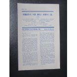 1954-55 ARMY V RAF PLAYED AT BRIGHTON - PLAYERS FROM LEEDS, G.RANGERS, PORTSMOUTH, CHELSEA, ETC