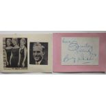 WOLVES - BILLY WRIGHT AND THE BEVERLEY SISTERS AUTOGRAPHS