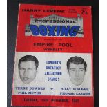 BOXING - 1962 TERRY DOWNES V PHIL MOYER