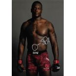 CAGE FIGHTING / MIXED MARTIAL ARTS - HAND SIGNED PHOTO OF OVINCE SAINT PREUX