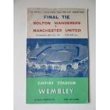 1958 FA CUP FINAL - BOLTON V MANCHESTER UNITED