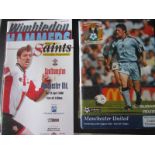 MANCHESTER UNITED AWAY PROGRAMMES 1999-2000 SEASON X 8