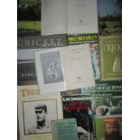 CRICKET - BOOKS CARDUS, TRUMPER, BRADMAN, SWANTON, GRACE ETC.