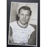 COVENTRY CITY - ORIGINAL ALBERT WILKES AUTOGRAPHED POSTCARD OF ROY DWIGHT ALSO N.FOREST & MILLWALL