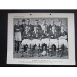 1932-33 SCOTLAND TEAM PHOTO FROM THE SUNDAY POST