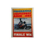 SPEEDWAY - 1997 ICE WORLD CHAMPIONSHIP FINAL IN HOLLAND PROGRAMME, TICKET + EXTRA'S