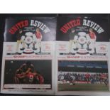 MANCHESTER UNITED HOME PROGRAMMES 1983-84 X 23
