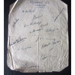 ROCHDALE AUTOGRAPHS 1950-51 SEASON