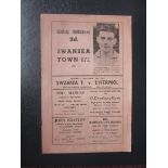 1954-55 SWANSEA V LIVERPOOL